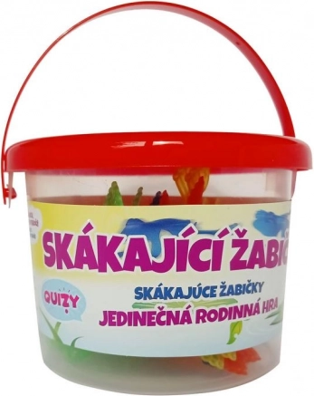Skakajoče žabice QUIZY – družabna namizna igra