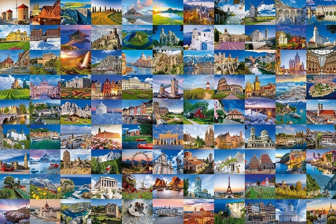 Ravensburger sestavljanka Lepi kraji Evrope 3000 koščkov