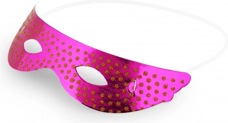 Papirnate maskice z zlatimi pikami, 6 kos