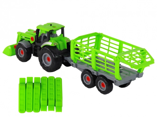Traktor Traktor DIY s prikolico Kmetijski stroj Izvijač