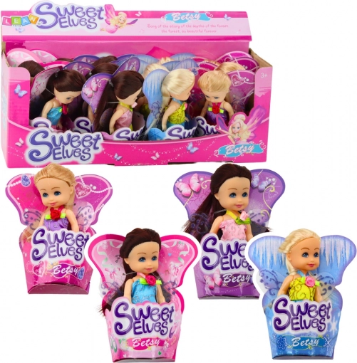 Mini punčka Vilinka Betsy 11,5 cm Različni Vzorci