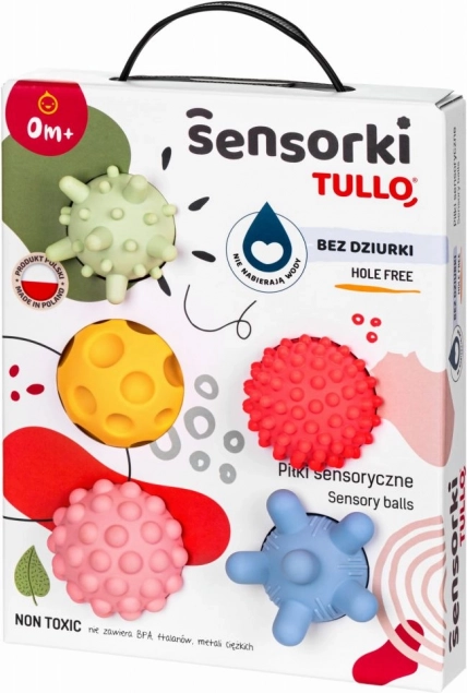 Senzorične žogice TULLO – pastelne