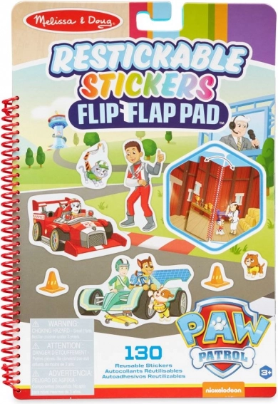 Paw Patrol ponovno lepljive nalepke Flip‑Flap – klasične misije