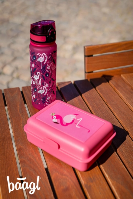 BAAGL Tritanova steklenica za pitje Flamingo