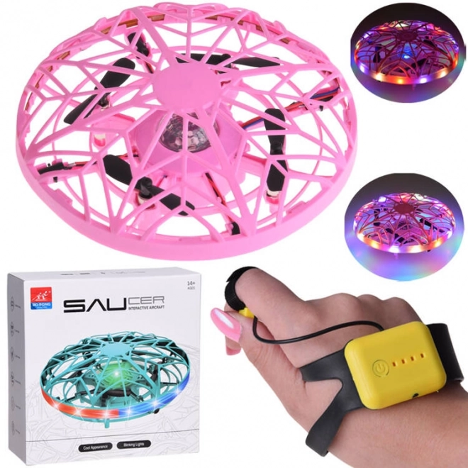 LED dron z ročnim upravljanjem
