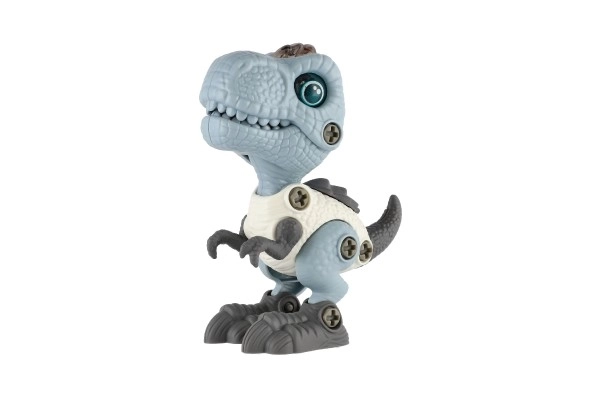 Dinozaver vijačen plastičen 12cm z izvijačem na baterije s svetlobo in zvokom v škatlici 15x16x7cm