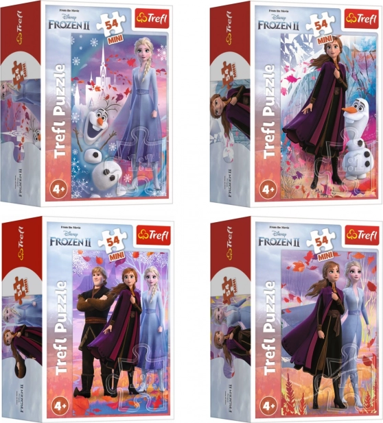 Trefl sestavljanka Ledeno kraljestvo II: Elsa in Olaf, 54 koščkov