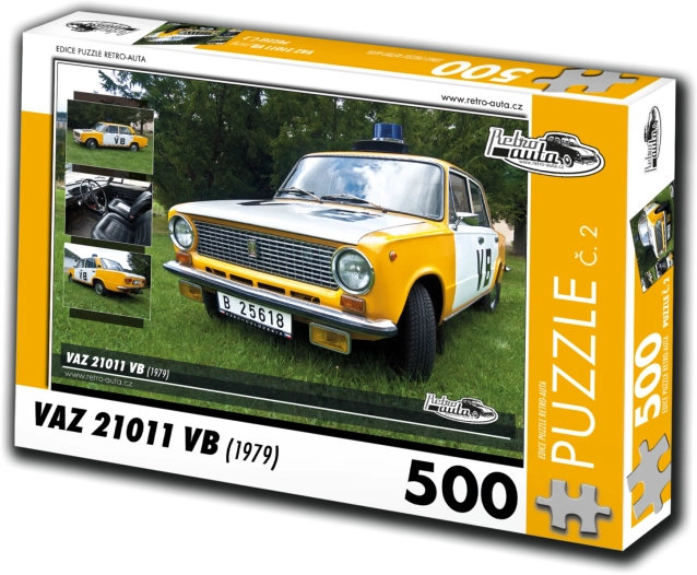Sestavljanka Retro Avtomobili VAZ 21011 VB 1979 500 koščkov