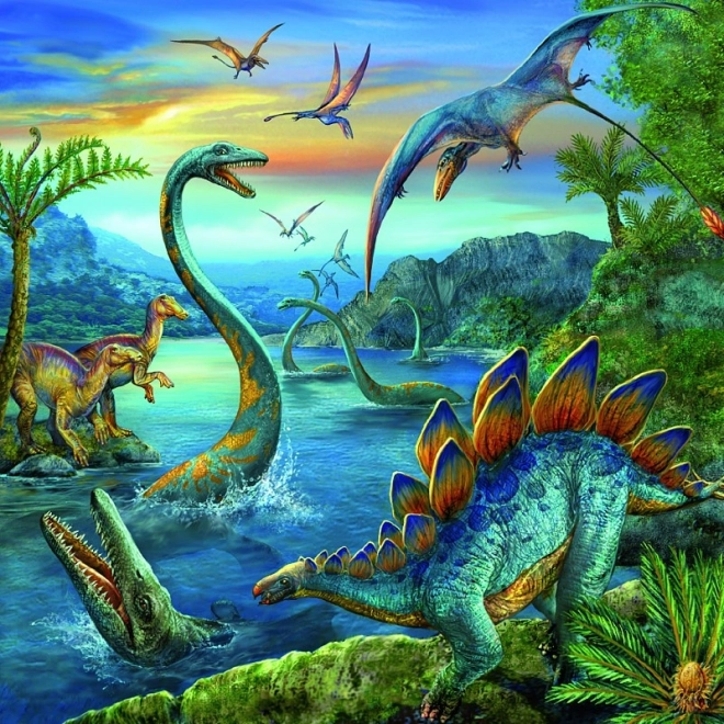 Ravensburger sestavljanka Dinosaur Fascination 3x49 kosov