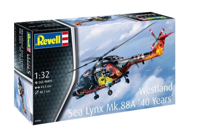 Plastični model helikopterja Westland Lynx Posebna poslikava 1/32