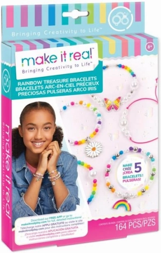 Komplet za izdelavo zapestnic Rainbow Treasure