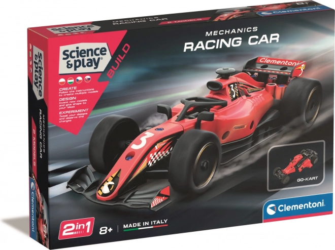 CLEMENTONI Znanost&igrave;Igra Mehanična laboratorij Formula 1, 2v1