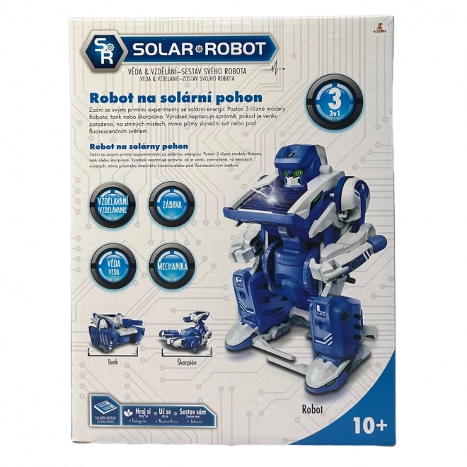 Robot na sončni pogon 3v1