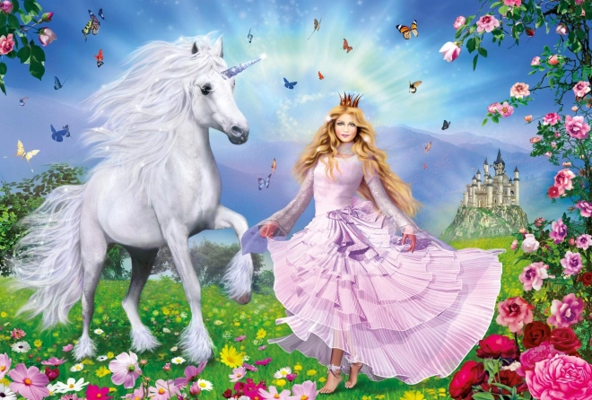 Sestavljanka Princesa samorogov 100 kosov