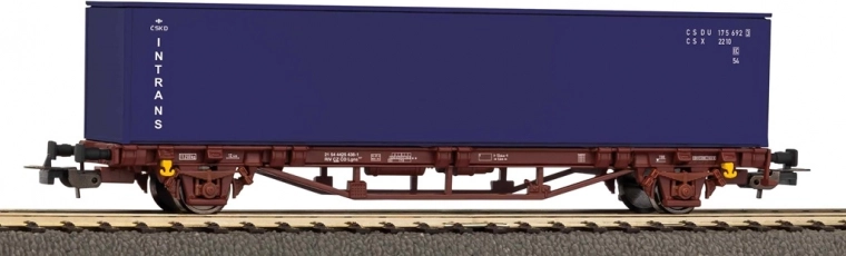 Piko kontejnerski vagon ČD s 40' kontejnerjem Intrans H0