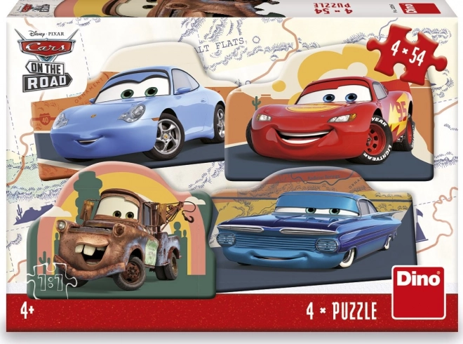 Sestavljanka Disney Pixar Avtomobili 4x54 kosov