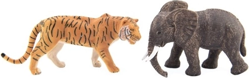 Tiger in slon – ikonični safari živali