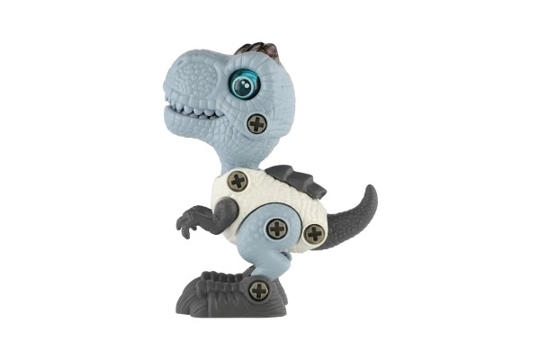 Dinozaver vijačen plastičen 12cm z izvijačem na baterije s svetlobo in zvokom v škatlici 15x16x7cm