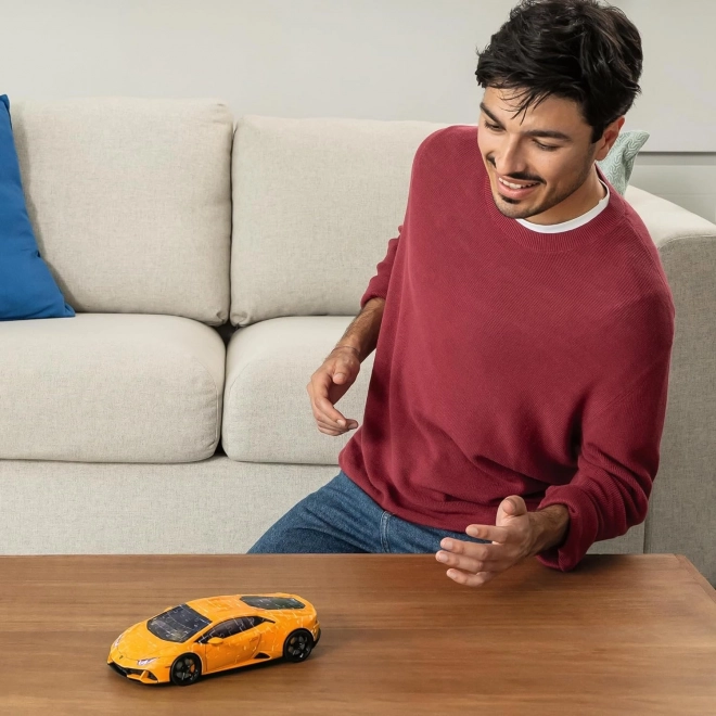 108-delna sestavljanka 3D Vozila Lamborghini Huracan Evo Arancio