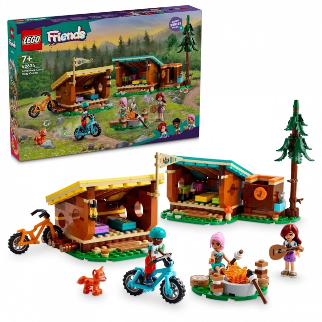 LEGO Friends 42624 Udobne brunarice na pustolovskem taboru