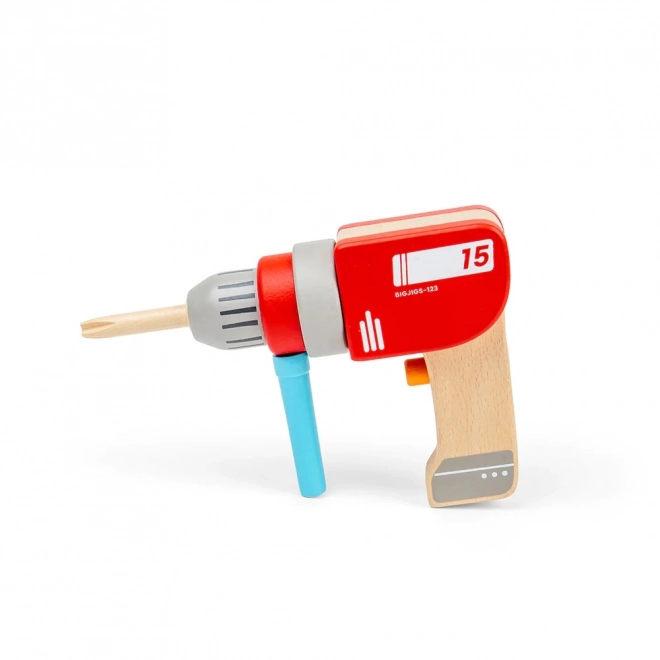 Bigjigs Toys Lesena vrtalka