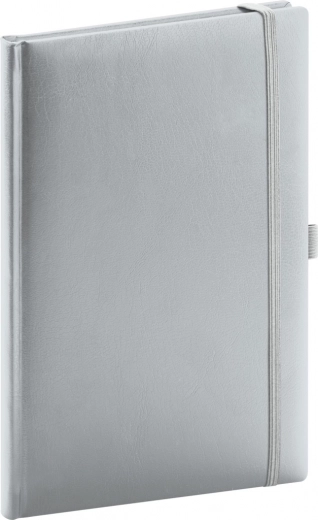 Notique notes Balacron srebrn pikčast 15 × 21 cm