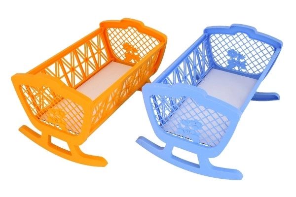 Zibelka za punčke brez kompleta plast 47x35x30cm v škatli 48x32x8cm