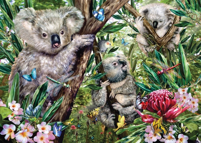 Sestavljanka Koala družina 500 kosov