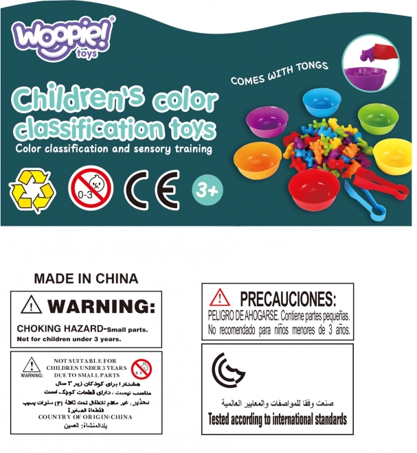 WOOPIE Izobraževalni Set Računanje Montessori Dino Sestavljanka 95 ks