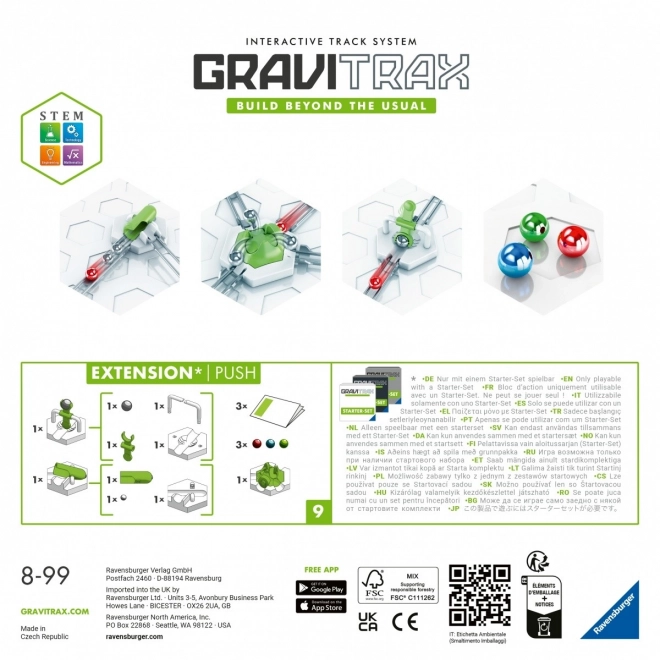 Razširitveni komplet 3 v 1 za progo Ravensburger GraviTrax