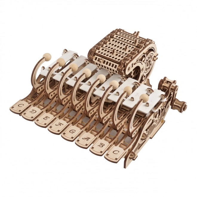 Ugears lesen mehanski model glasbenega instrumenta Celesta