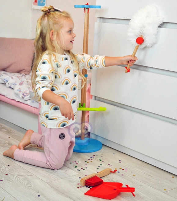 Lesena čistilna set za otroke Tooky Toy