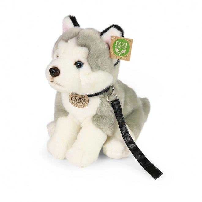 Plišasti pes Husky z vrvico 28 cm od Rappa