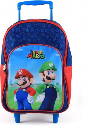 Šolski nahrbtnik na kolescih Super Mario