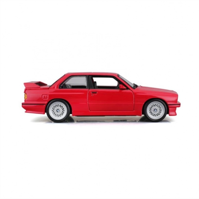 Kovinski avtomobilček BMW 3 Series M3 1988 rdeč