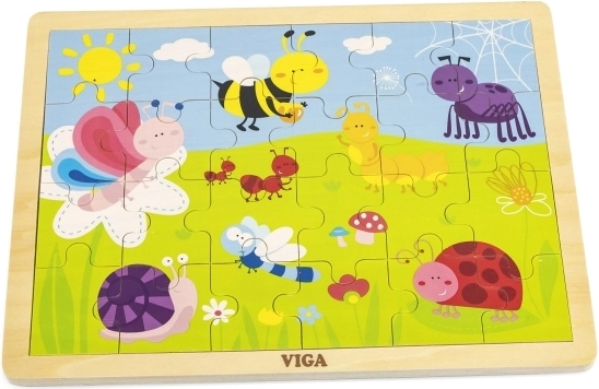 Barvite ilustracije travniških živalic