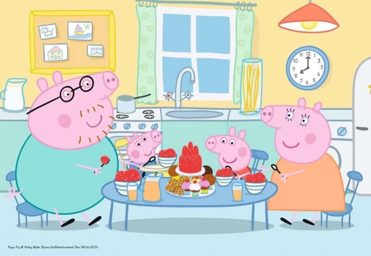 Ravensburger sestavljanka Peppa Pig – desert, 35 koščkov