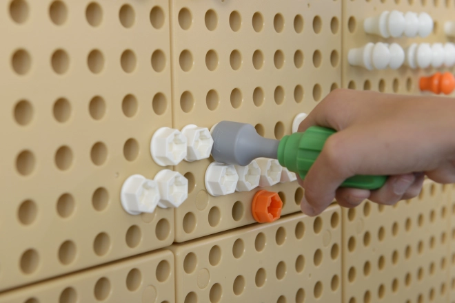 Masterkidz orodje z vrtalnikom in 8 elementi za znanstveno-kreativno ploščo STEM