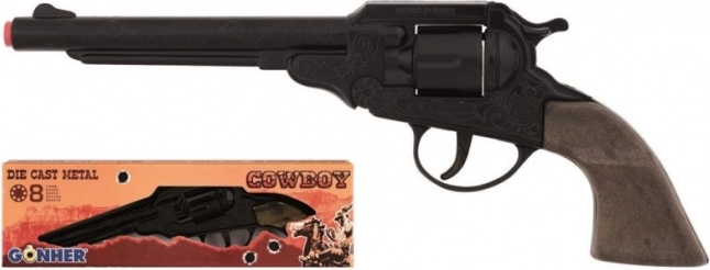 Kavbojski kovinski revolver za 8 nabojev