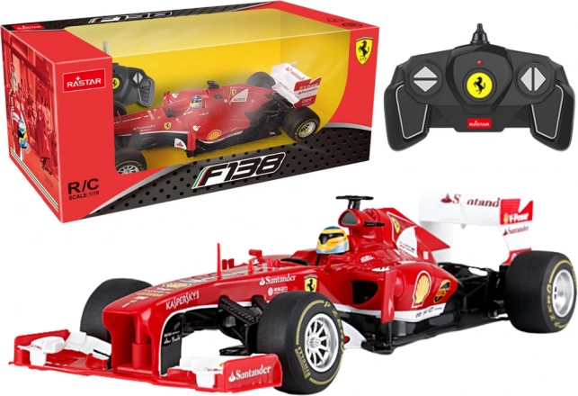 Dirkalni avto na daljinsko upravljanje RASTAR FERRARI F1 1:18 rdeč