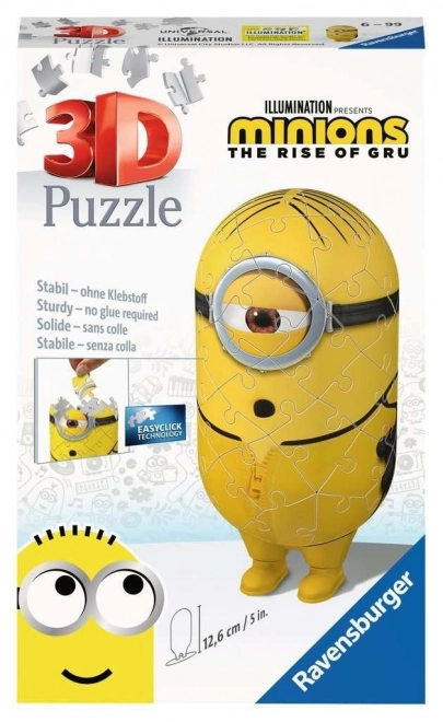 3D sestavljanka Mimoni 2: Kung Fu od Ravensburger, 54 kosov