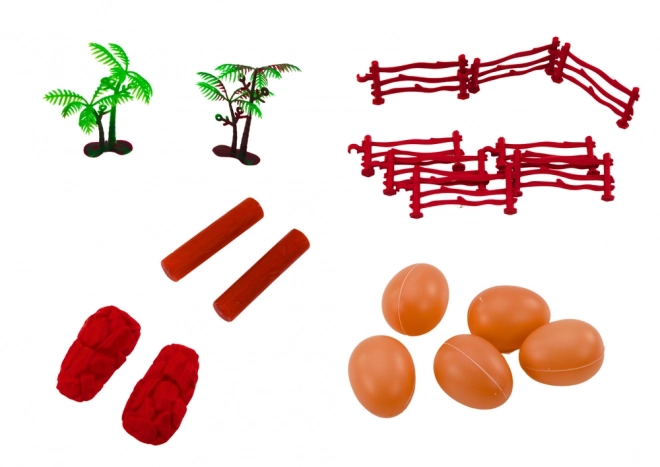 Set figuric dinozavrov Veliki dinozaver Zeleni 45 El