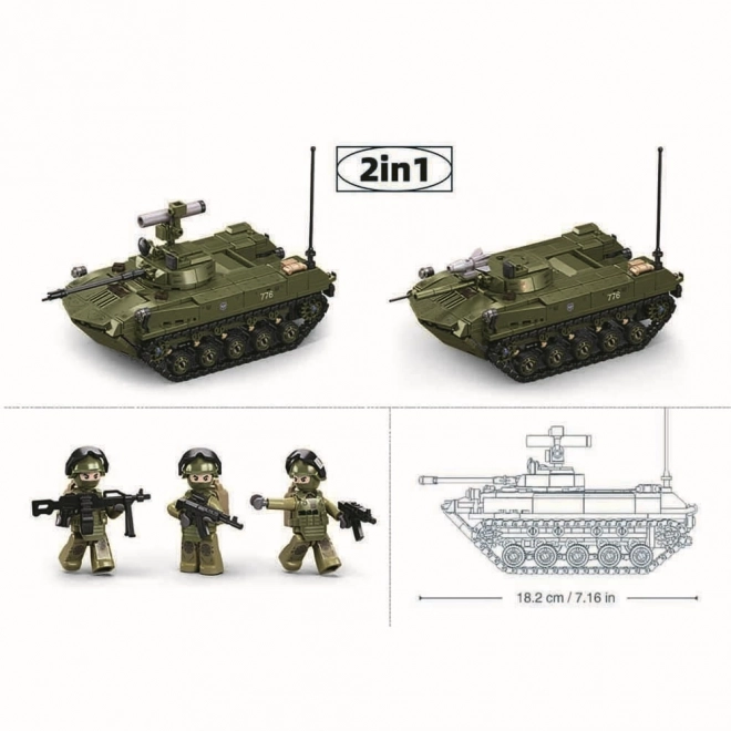 Sluban model tank BMD-2S 1:35