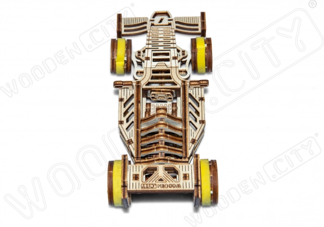 WOODEN CITY 3D sestavljanka Dirkalni avto Bolid 108 delov