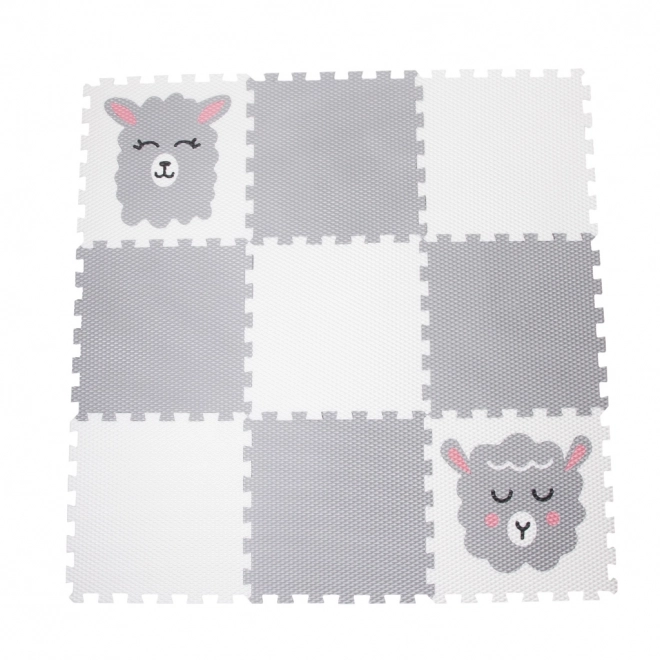 Minideckfloor podlaga 9 delov - ovčka, lama