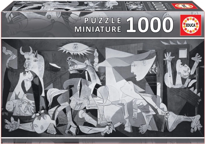 Educa miniaturne sestavljanke Guernica – PABLO PICASSO, 1000 koščkov