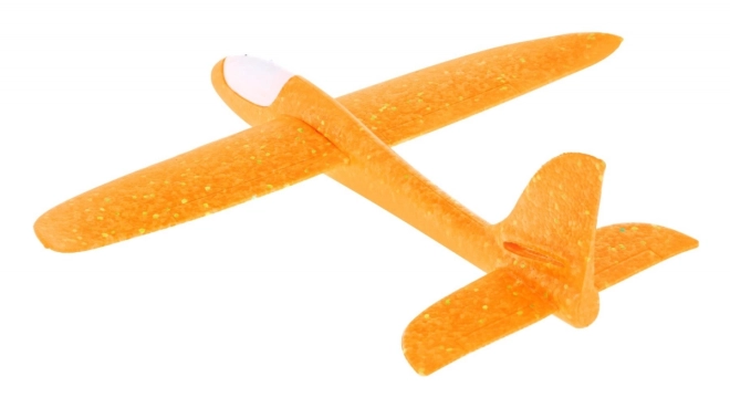 Polistirenski model letala + gibljiv stabilizator + luči – Oranžna