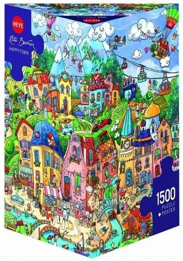 Sestavljanka HEYE Happytown 1500 kosov