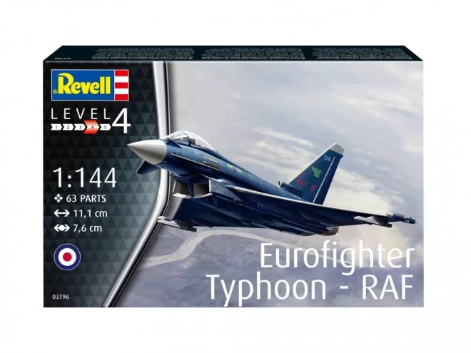 Plastični model letala Eurofighter Typhoon RAF 1/144