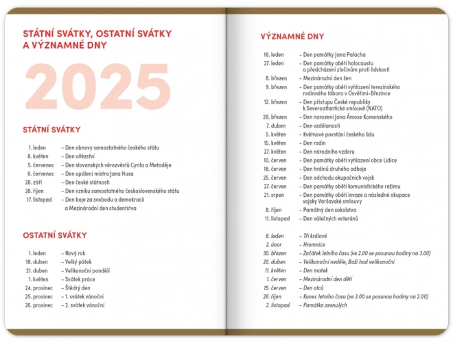 Študentski dnevnik Academia črni 2025-2026